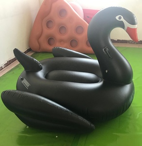 Thả vận chuyển Đen thiên nga <span class=keywords><strong>Flamingo</strong></span> Inflatable nổi đảo người Lớn Nước giải trí hồ bơi nổi nổi đảo để bán - Product Image 3