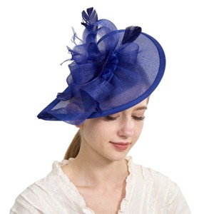 Vente flash : Accessoires pour cheveux rétro en plumes et en résille pour fête du thé, Kentucky Derby, courses de chevaux, festival, plage, hiver - Product Image 5