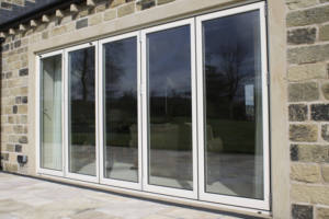 Puertas de Patio Plegables de Aluminio y Vidrio con Rotura de Puente Térmico para Exteriores, Diseño Moderno, Uso en Exteriores y Patios - Product Image 6