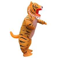 Kostum Tiup Tren Baru 2021 untuk Dewasa Kostum Harimau Halloween Cosplay Pesta Kain