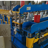 Machine automatique de formage à froid pour tuiles de toiture hydrauliques, panneaux muraux en acier et tuiles en acier coloré, avec moteur