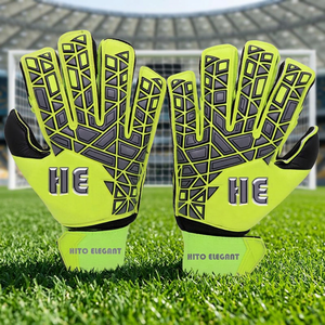 Guantes de Portero de Marca Privada Unisex para Entrenamiento Deportivo, Guantes de Portero de Alta Calidad con Dedos Completos y Revestimiento de Goma en el Dorso de la Mano - Product Image 2