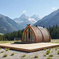 Maison triangulaire autonome pour le glamping, Cabane A-Frame, Maison de vacances, Cabane Airbnb