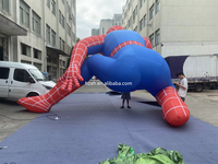 Personnages de dessins animés de super-héros géants gonflables pour l'extérieur, Spiderman gonflable pour la publicité