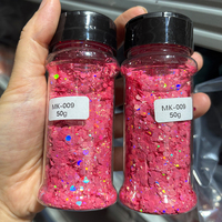 Pot de paillettes épaisses de 2 oz pour l'artisanat et le bricolage