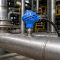 Capteur de température haute résistance à l'abrasion pour centrale électrique, thermocouple résistant à l'usure, RTD Pt100, OEM IP65, acier inoxydable