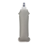 Mini Bouteille d'Eau Sportive Écologique 500ml, Gourde Souple en TPU pour Activités de Plein Air avec Bouchon à Charnière Réutilisable
