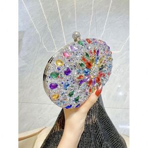 Herzförmige Clutch Strass Abendtaschen für Damen Frauen Abschlussball Gold Kristall Handtasche - Product Image 3