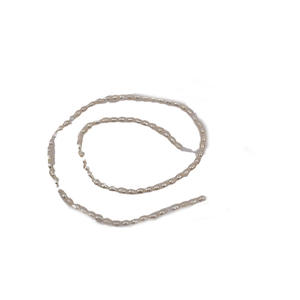 Perles de riz filetées de 3-4 mm, perles d'eau douce naturelles non nukleées, approvisionnement direct du fabricant pour le bricolage - Product Image 5