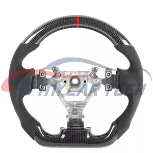 Quality Steering Wheel Carbon Fiber Steering Wheel With Perforated Leather For Nissan 350Z 370Z Steering Wheel Custom 2009+