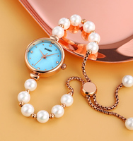 SKMEI Vente en Gros Usine 1983 Montre Luxe Femme Perle Haute Qualité Quartz Étanche Bracelet