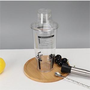 Shaker à cocktail en plastique, outil de mélange de boissons, réutilisable, durable, <span class=keywords><strong>accessoires</strong></span> de bar, capacité de 1000 ml pour la maison, les fêtes, le bar, les mojitos, les margaritas - Product Image 6