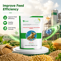 SAIK RED BULL 1kg Additif d'engraissement pour bovins et ovins, supplément alimentaire haute efficacité pour la prise de poids, acides aminés et vitamines de qualité alimentaire