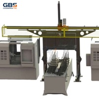 Robot manipulateur automatique à double station pour la fabrication de roulements, le montage de quincaillerie et l'usinage, haute efficacité, précision de 0,02 mm