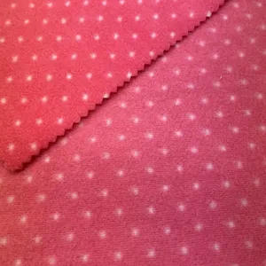 Fábrica de tecido por atacado FDY tecido 100% poliéster lã polar tecido com desenho de escova de dois lados