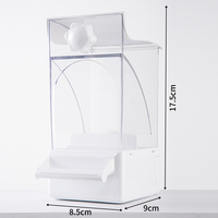 Mangeoire automatique anti-déversement pour oiseaux Parrot No-Mess, distributeur de nourriture par gravité, anti-éclaboussures, anti-raclage