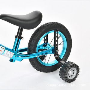 Bicicleta de equilibrio Mostcool de 12 pulgadas con ruedas de entrenamiento para niños, color azul - Product Image 5