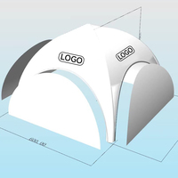 Tente araignée gonflable géante personnalisée avec logo, dôme à air, abri pop-up, stand promotionnel