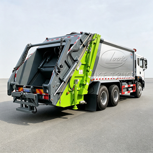 รถบรรทุกขยะอัดแบบ 6*4 ยี่ห้อ Dongfeng Huashen มาตรฐานยูโร 5 พร้อมระบบยกถังขยะแบบแขนหมุน สำหรับโครงการสุขาภิบาลในเมือง - Product Image 6
