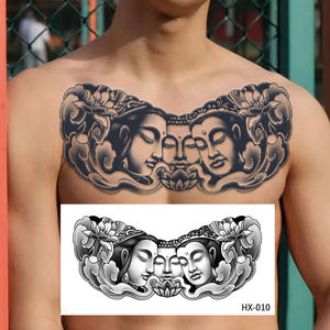 Precio al por mayor Transferencia de agua Pegatinas de <span class=keywords><strong>tatuaje</strong></span> temporal Tinta de jugo semipermanente para hombres y mujeres <span class=keywords><strong>en</strong></span> el pecho/pecho - Product Image 4