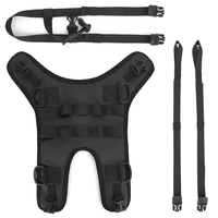 Sac de réservoir universel pour moto, pratique et multifonctionnel, avec système Molle, pour équipement de moto