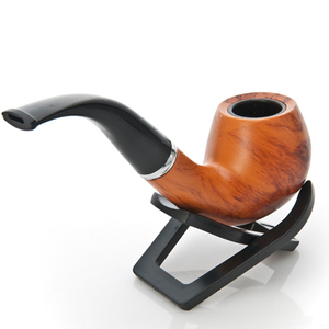 Pipe à fumer vintage en bois de bakélite brun élégant avec finition laquée, design portable pour les magasins de tabac, vente en gros - Product Image 2