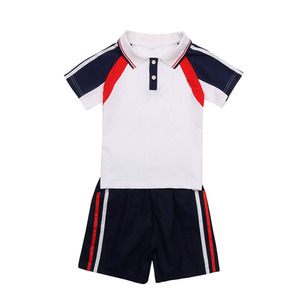 Ensemble <span class=keywords><strong>de</strong></span> polos personnalisés pour la maternelle, uniforme scolaire, <span class=keywords><strong>design</strong></span> tendance pour enfants, uniformes scolaires pour garçons et filles - Product Image 4