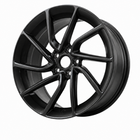Nouvelles jantes en aluminium forgé 17-20 pouces 5x120/5x112 Deep Dish Drag Racing noires pour voitures particulières 826M/892M