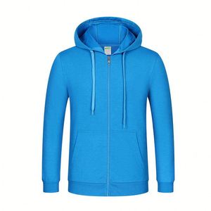 Sweat à capuche zippé personnalisé en Spandex/Polyester pour sublimation 3D, avec logo personnalisé, fermeture éclair, vierge, OEM, polaire printemps - Product Image 5