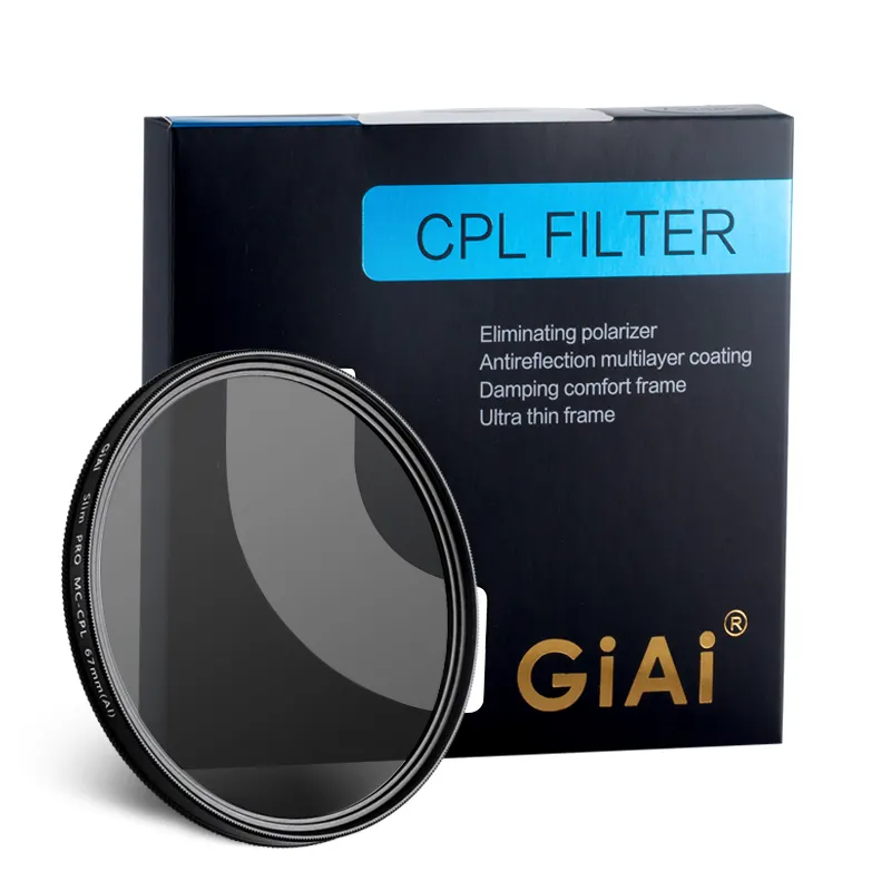 50Mm 72Mm 77Mm 82Mm 95Mm Waterproof Dustproof And Anti-Scratch Camera Polarized Lenses Polarizing Cpl Filter