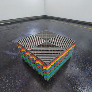 Baldosas Modulares Rígidas de PVC para Piso de Garaje, Coloridas, Encajables, Antideslizantes, Impermeables, con Diseño Gráfico, Tapetes para Piso de Garaje, para Autos - Product Image 3