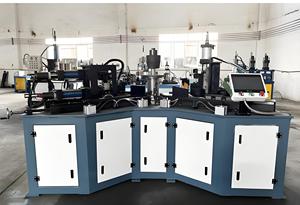 Hvac kim loại Fan Blower nhà ở ống đầu vào nón mặt bích gấp hình thành máy làm - Product Image 3