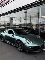 Film Bungkus Mobil Vinyl PET Liquid Metal Lion Green Custom Cut Length, Self-Healing, Warna Berubah, Anti Inframerah