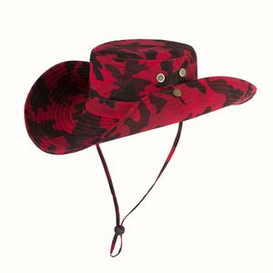Sombrero de Ala Ancha con Protección UV para Verano, Unisex, con Cordón, para Viajes, Ciclismo, Uso Diario, 100% Poliéster, para las Cuatro Estaciones - Product Image 5