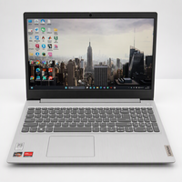 95% Baru untuk IdeaPad 15s 2020 AMD Ryzen R5 4600U 8GB DDR4 256GB SSD Windows 15.6 Inch 10 Laptop Notebook Bekas