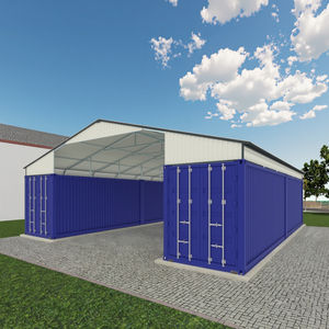 <span class=keywords><strong>Abri</strong></span> de voiture en métal SGC3640-H260, vente en gros, structure en acier, <span class=keywords><strong>abri</strong></span> de voiture en conteneur, auvent extérieur pour véhicule, imperméable - Product Image 3