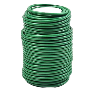 SRX-stile moderno in metallo rivestito in ferro zincato filo di acciaio Pre-taglio pianta torsione cravatta per <span class=keywords><strong>giardino</strong></span> PVC PE erba semina - Product Image 1