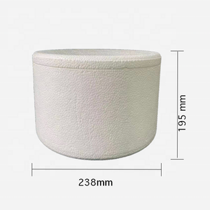 Mẫu Vòng <span class=keywords><strong>Polystyrene</strong></span> bọt cho Ice uống 6L d8inchh6inch Trắng bọt hộp xốp hộp hộp với bọt đóng gói Thượng Hải 6 L - Product Image 1