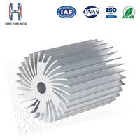 Dissipateur thermique personnalisé en aluminium série 6063, profil T5, fabriqué en usine par usinage CNC, pour le refroidissement d'équipements électroniques