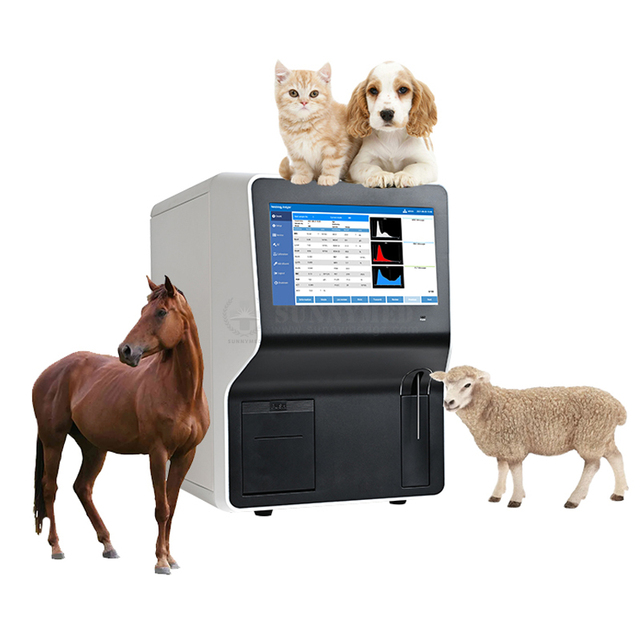 SY-B300_vet High Quality Laboratory Analytical Instruments Hematology Analyzer 3/5 Part Hospital Vet Hematology Blood Analyzer