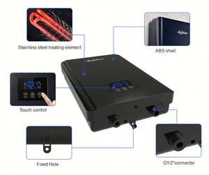 Bajo precio suministro multipunto 220V 8000W MAX ajustable IPX4 calentador instantaneo electrico Para Tina - Product Image 3
