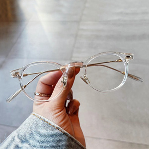 Lunettes anti-lumière bleue pour femmes Qianai, monture ovale en PC, verres en acétate, lunettes de lecture avec protection contre les radiations Q5 20509 - Product Image 2