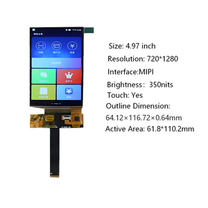 Pantalla AMOLED HD a Todo Color de 4.97 Pulgadas, 720*1280, Interfaz MIPI, 350 Nits, para Dispositivos de Consumo, 5, 4.97 Pulgadas AMOLED, 4.97 Pulgadas AM - Product Image 4