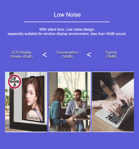 43 49 pulgadas interior Lcd Digital Signage restaurante Mcdonald Lcd <span class=keywords><strong>publicidad</strong></span> ventana pantalla Digital menú tablero restaurante - Product Image 2