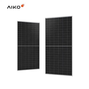 Aiko <span class=keywords><strong>2N</strong></span> ดาวหางชนิด ABC + พลังงานขนาดใหญ่600W 605W 610W 620W 625W Aiko-A-Mah72Dw กระจกคู่แผงโซลาร์เซลล์ bfacial - Product Image 4