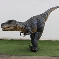 Costume de dinosaure réaliste T-rex pour spectacle d'anniversaire, à vendre