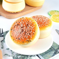 Modelo de Comida de Juguete Grande, Pan de Chifón Suave con Simulación de Sésamo, Hecho a Mano para Accesorios de Fotografía y Decoración
