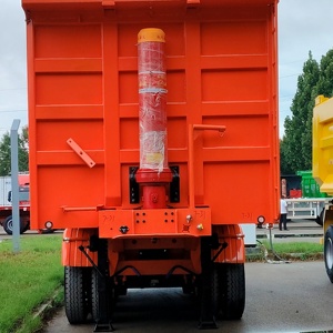 Semirremolque de Acero de 3 Ejes, Resistente, para Minería y Construcción, Bajo Costo de Mantenimiento, Remolque Mecánico de Volteo, Marca FUWA - Product Image 5