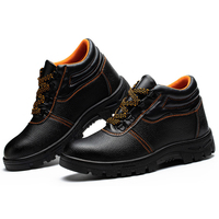 MR215 Chaussures de sécurité de randonnée antidérapantes de haute qualité et bon marché pour hommes, chaussures de travail résistantes à l'huile et à l'écrasement