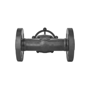 C28 Dn100 Pn25 valvola a saracinesca industriale in acciaio al carbonio flangia di un pezzo con tenuta morbida di qualità superiore saldato durevole efficiente - Product Image 4
